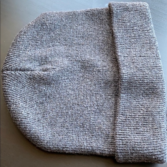 Plain Gray Beanie - Picture 6 of 8